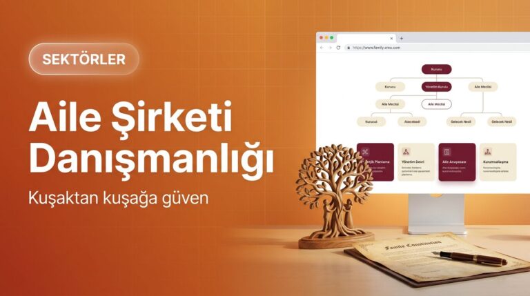 Aile şirketi danışmanlığı web sitesi tasarımı kapak görseli