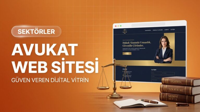 Avukat web sitesi tasarımı kapak görseli