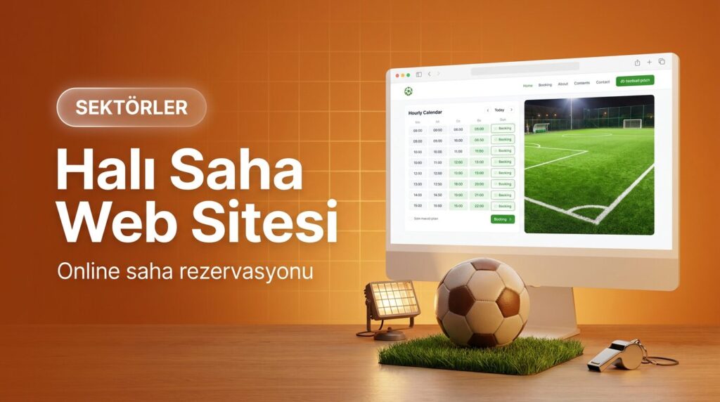 Halı saha web sitesi tasarımı kapak görseli