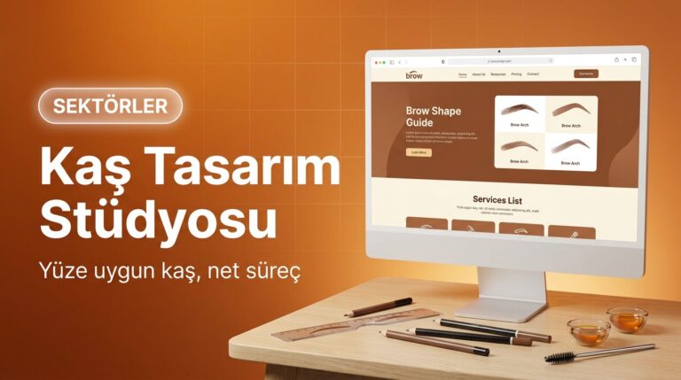 Kaş tasarım stüdyosu web sitesi tasarımı kapak görseli