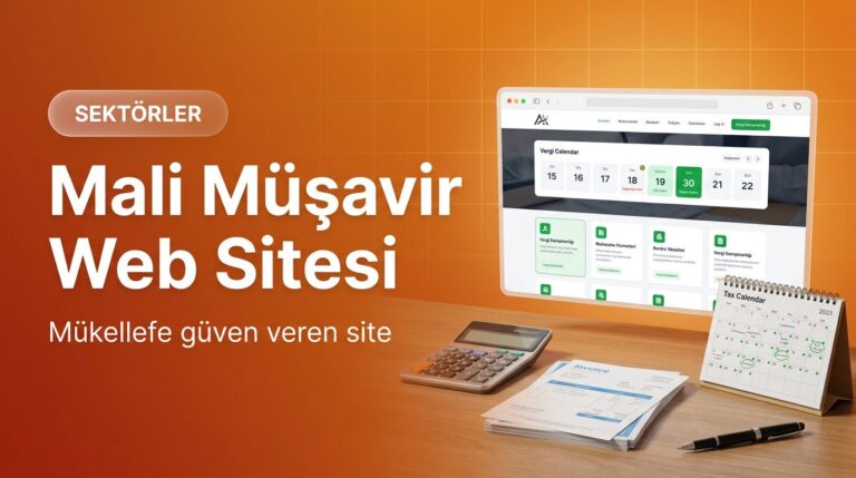 Mali müşavir web sitesi tasarımı kapak görseli