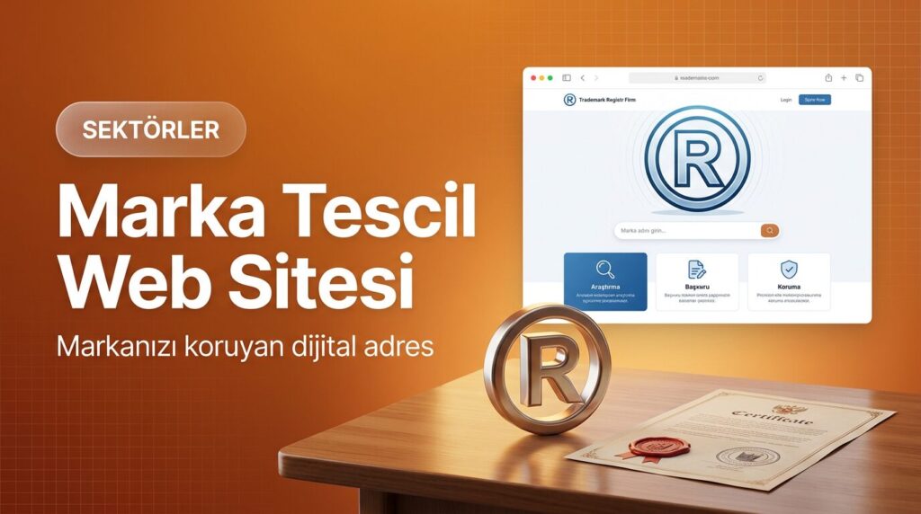 Marka tescil firması web sitesi tasarımı kapak görseli