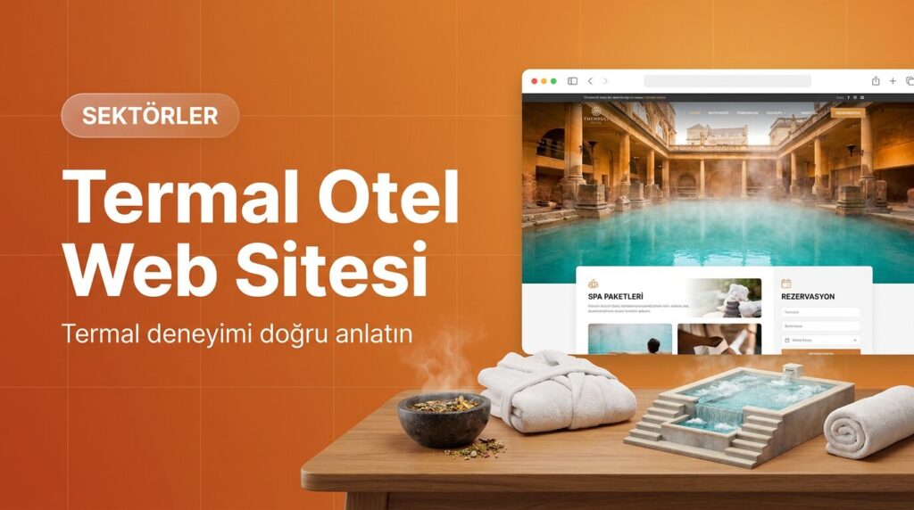 Termal otel web sitesi tasarımı kapak görseli