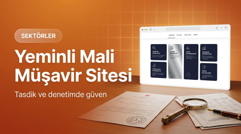 Yeminli mali müşavir web sitesi tasarımı kapak görseli